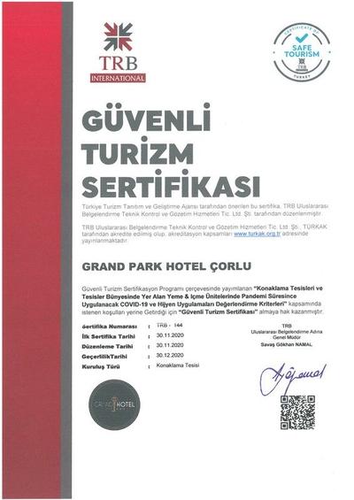 Grand Park Hotel Çorlu