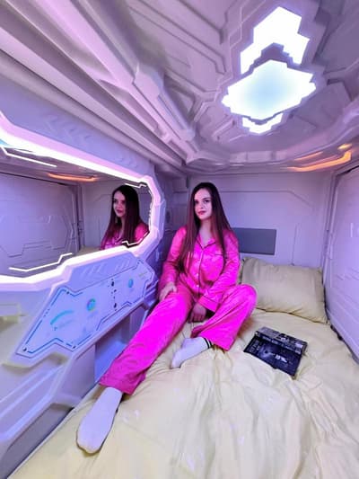 Capsule Hostel Floor -1 Self Check In