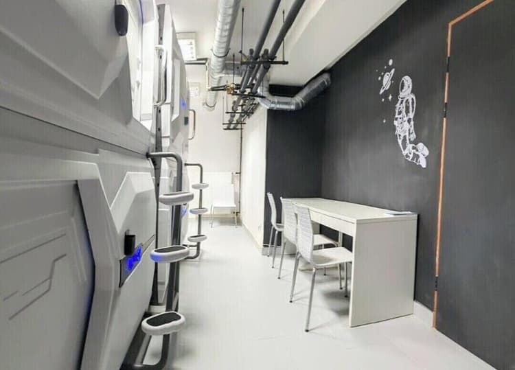 Capsule Hostel Floor -1 Self Check In