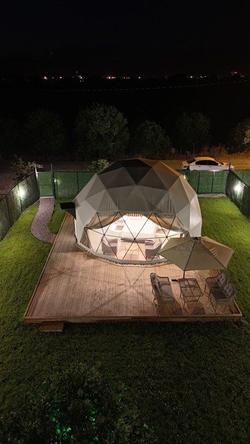 Green Glamping Dome