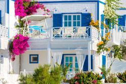 Otel Mavi Beyaz Palamutbükü