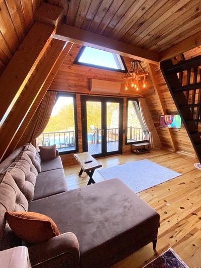 Black Wooden Bungalov