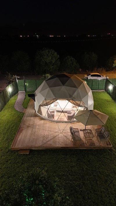Green Glamping Dome