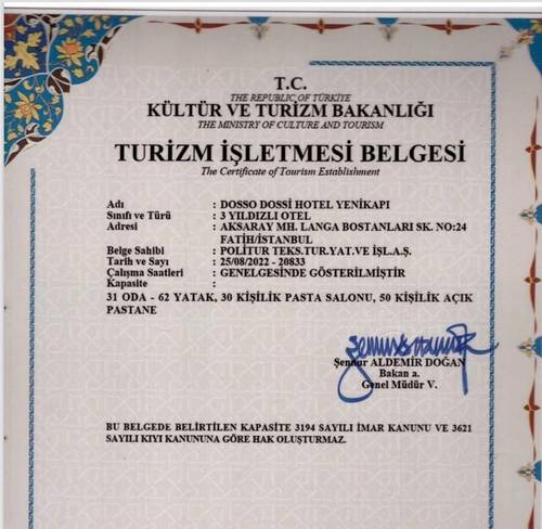 Dosso Dossi Hotels Yenikapi