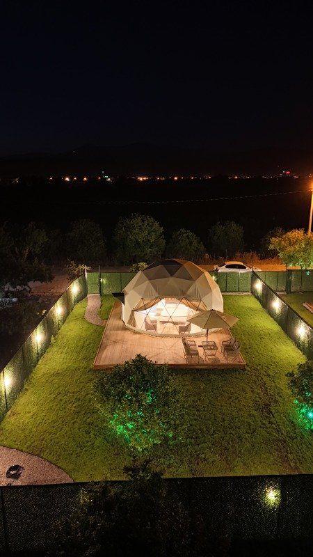 Green Glamping Dome