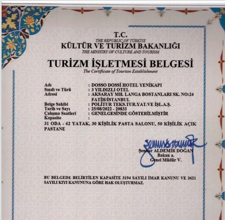 Dosso Dossi Hotels Yenikapi